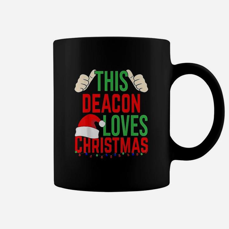 This Deacon Loves Christmas Gift Coffee Mug