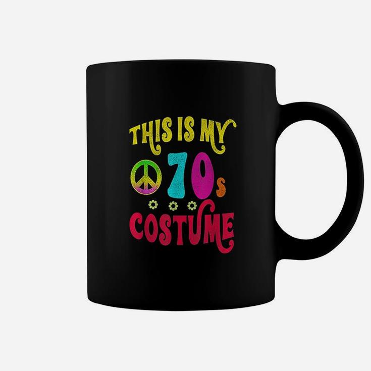 This Is My 70s Costume Groovy Peace Halloween Coffee Mug