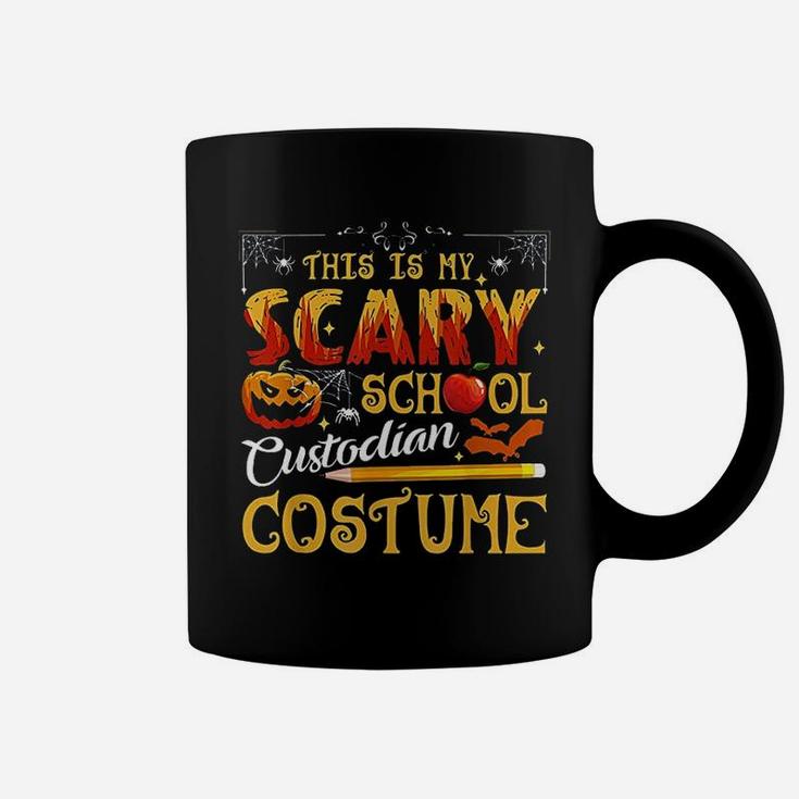This Is My Scary School Custodian Costume Funny Halloween Coffee Mug