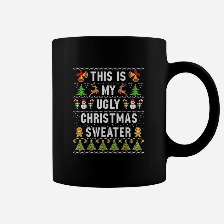 This Is My Ugly Sweater Funny Christmas Coffee Mug