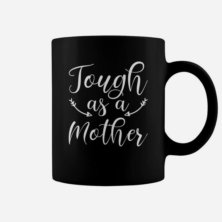 Touch As A Mother Black Coffee Mug