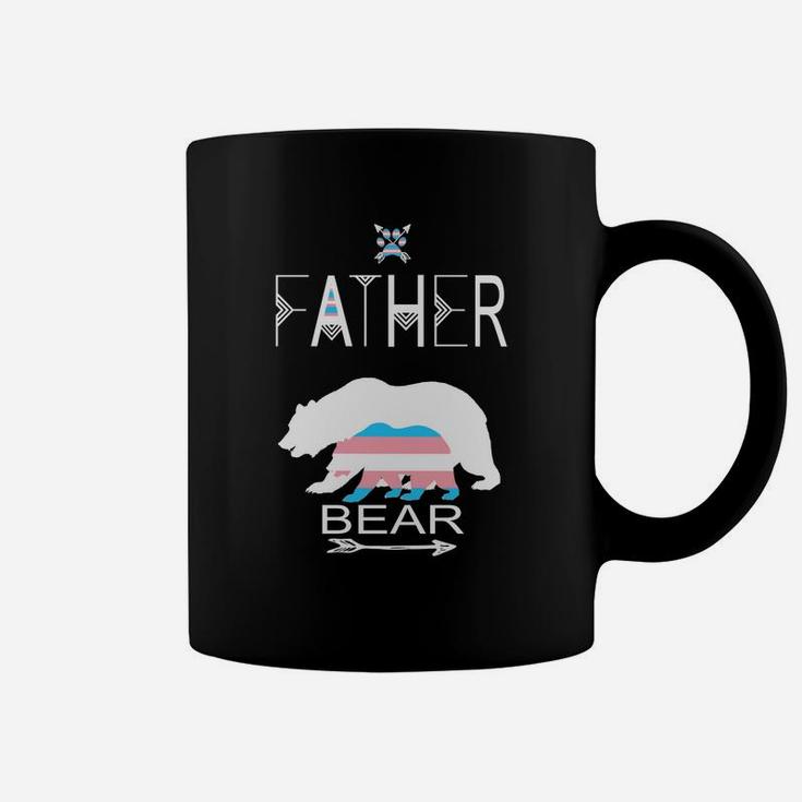 Transgender Father Bear For Dads Of A Trans Child Cool Shirt Coffee Mug