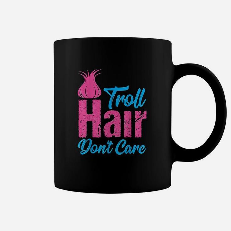 Troll Hair Dont Care Halloween Christmas Coffee Mug