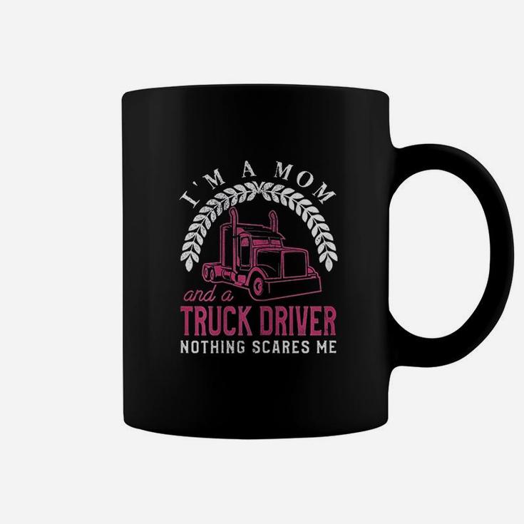 Truck Driver Mom Funny Cool Trucker Mother Coffee Mug