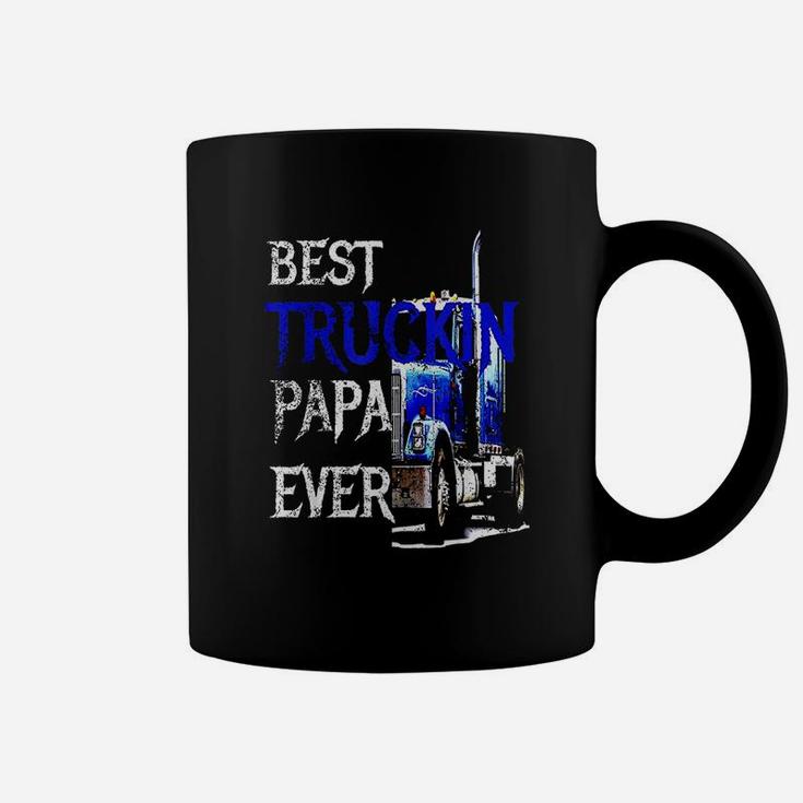 Truck Driver Papa Grandpa Best Trucker Gift Coffee Mug