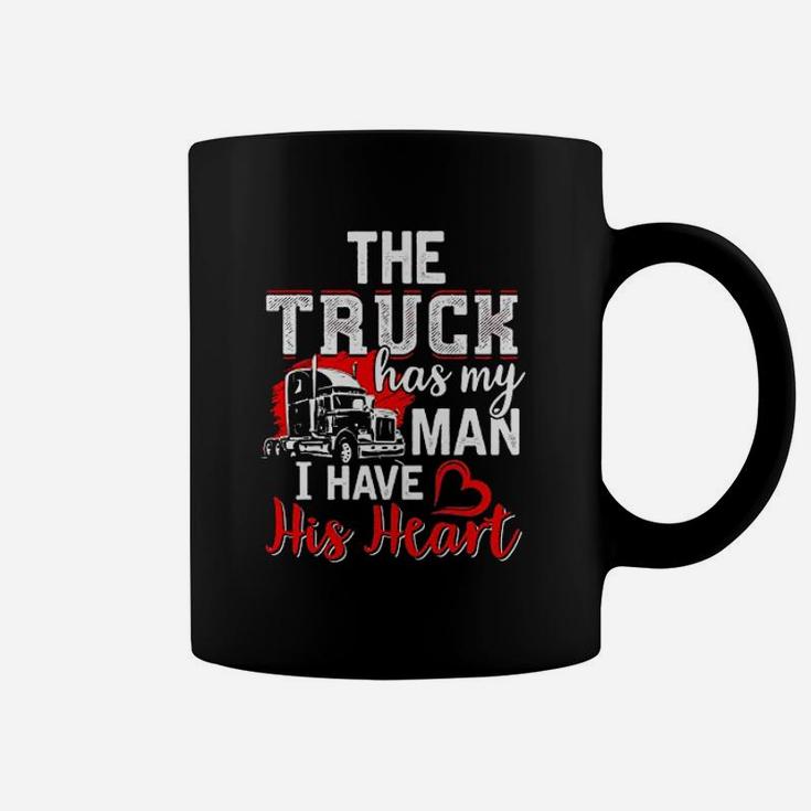 Trucker Wife Truck Driver Funny Girlfriend Gift Coffee Mug