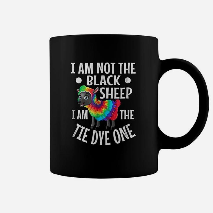 Tye Dye Sheep Of My Family Not Black Sheep Coffee Mug