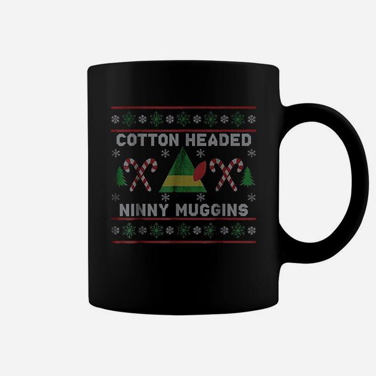 Ugly Christmas Sweater Funny Elf Xmas Holiday Xmas Coffee Mug