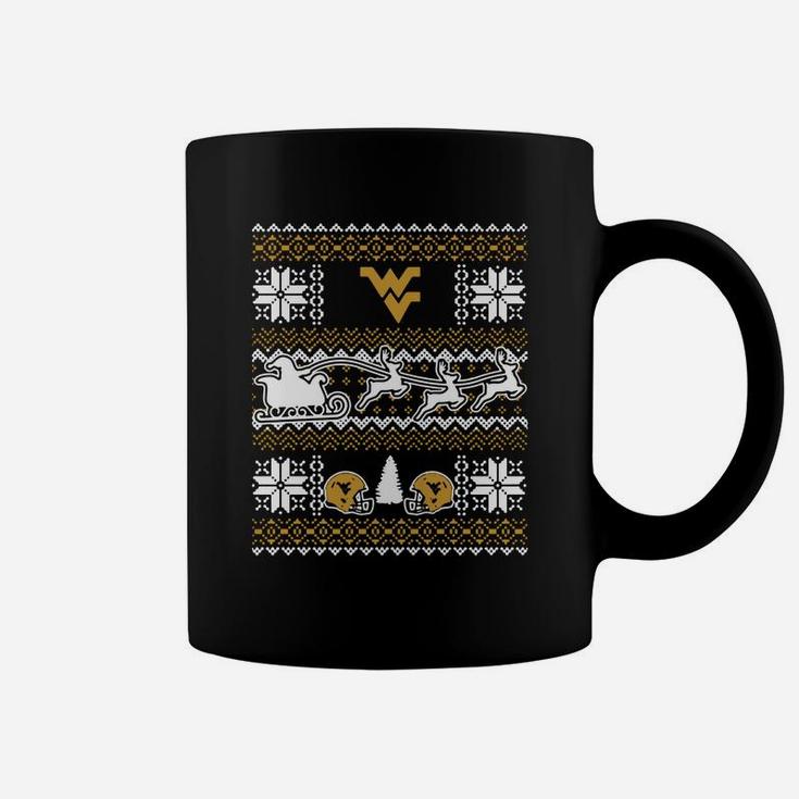 Ugly Christmas Sweater West Virginia Coffee Mug