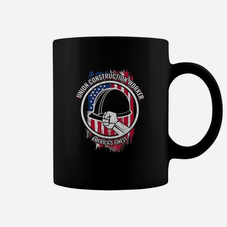 Union Construction Worker Gifts For Builders Coffee Mug