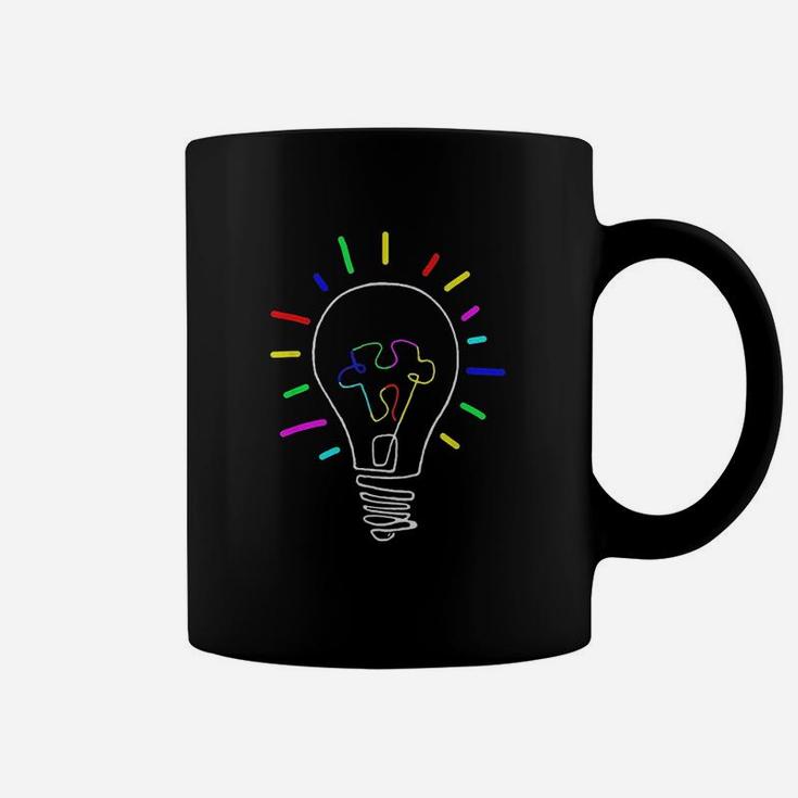 Unique Autism Awareness Illustration For Autism Support Coffee Mug