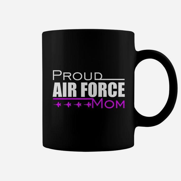 U.s. Air Force Proud Pink Mom Gift Usaf Mom Coffee Mug