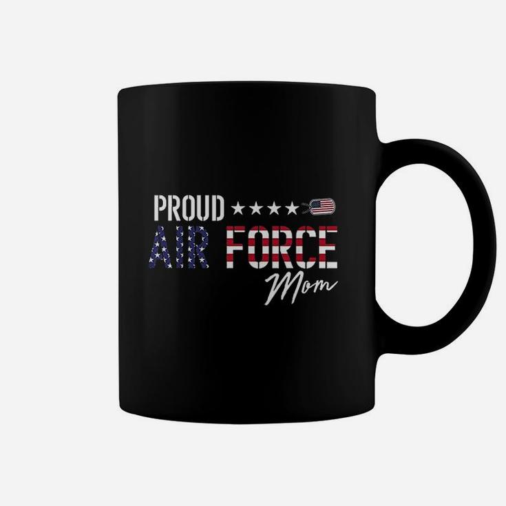 Us Flag Proud Air Force Mom Coffee Mug