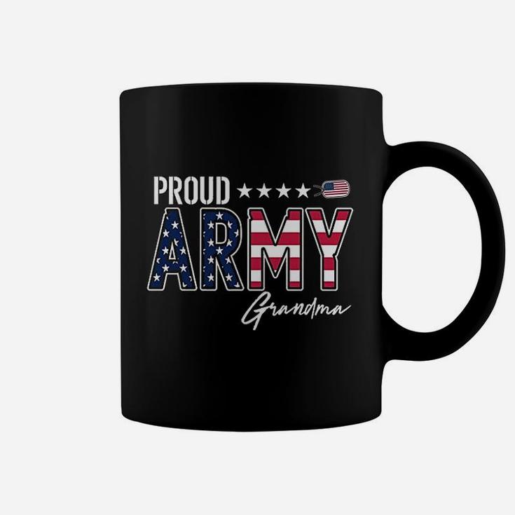 Us Flag Proud Army Grandma Coffee Mug
