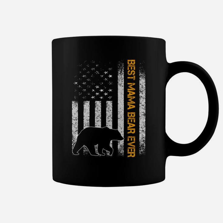 USA Flag BEST MAMA bear EVER, Christmas Gifts for mom, Mom Gifts Coffee Mug