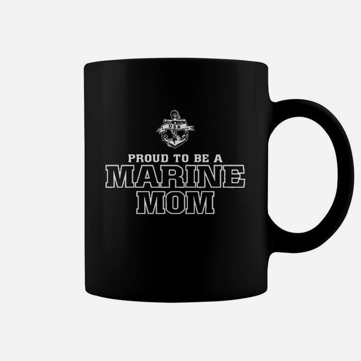 Utopia Sport Proud To Be A Marine Mom Missy Fit Ladies Coffee Mug