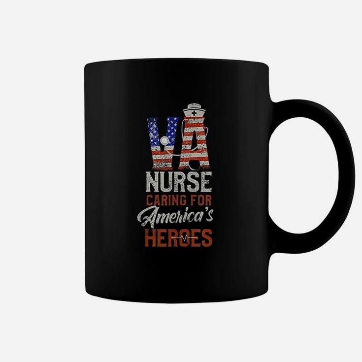 Va Nurse Caring For Americas Heroes Veterans Coffee Mug