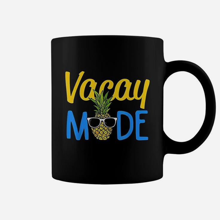 Vacay Mode Pineapple Funny Family Vacation Beach Coffee Mug