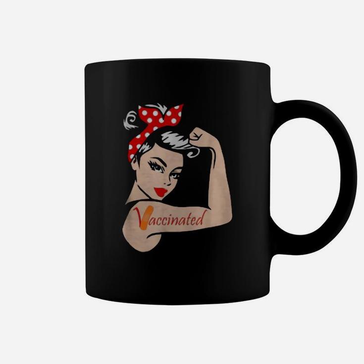 Vaccinated Rosie The Riveter Coffee Mug