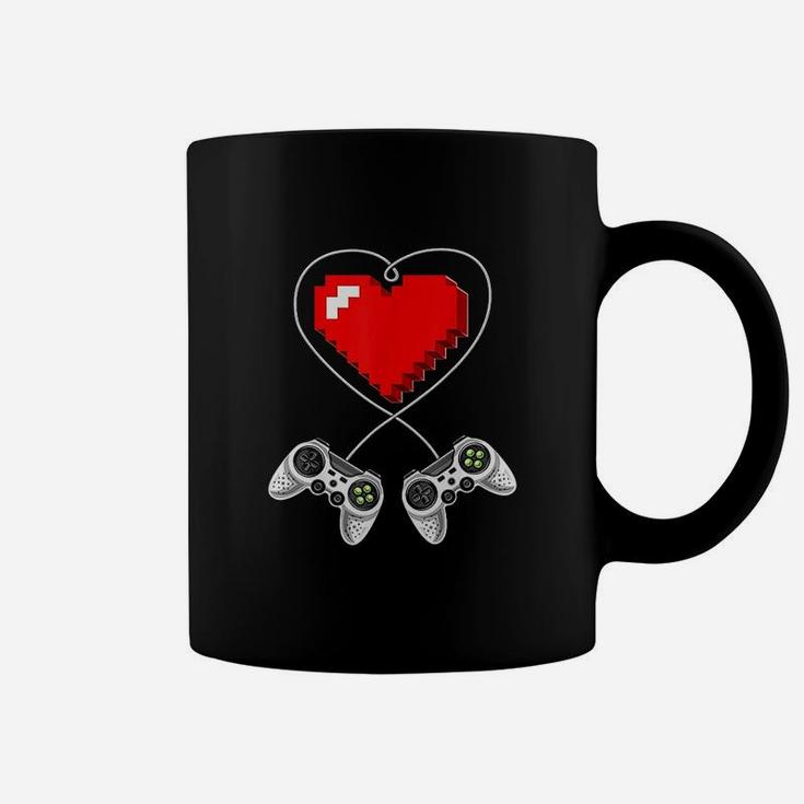 Valentine's Day Video Game Controller Heart Gamer Gift Boys Coffee Mug