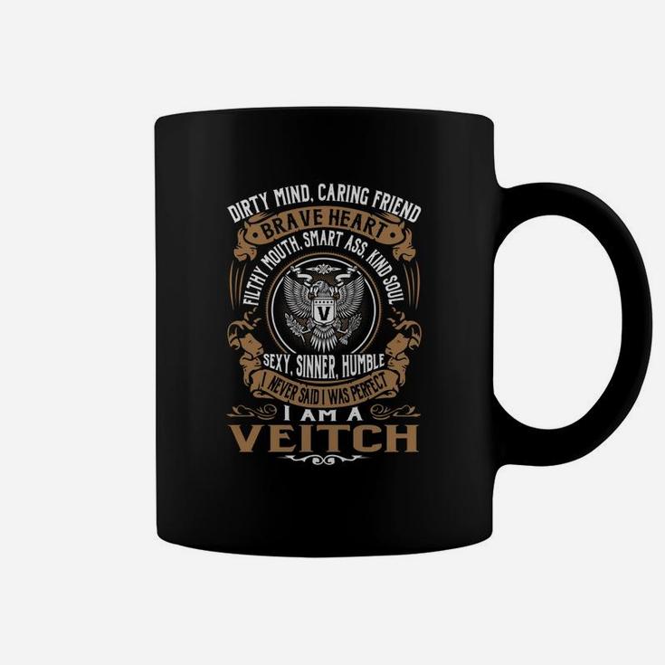 Veitch Brave Heart Eagle Name Shirts Coffee Mug