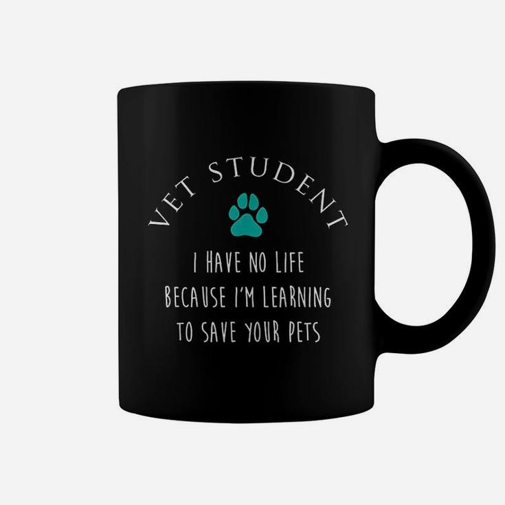 Vet Student No Life Funny Veterinarian Vet Tech Gift Coffee Mug