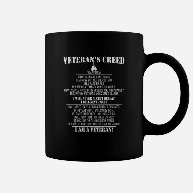 Veterans Creed Im A Veteran Coffee Mug