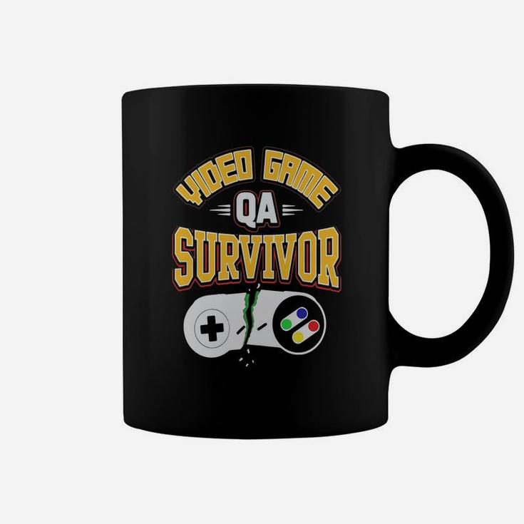 Video Game Qa Tester Survivor Funny Tshirt Coffee Mug