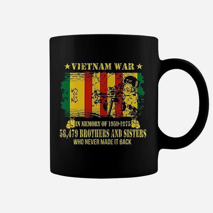 Vietnam Era War Veteran United States Us Flag Vintage Soldier In Memory Coffee Mug