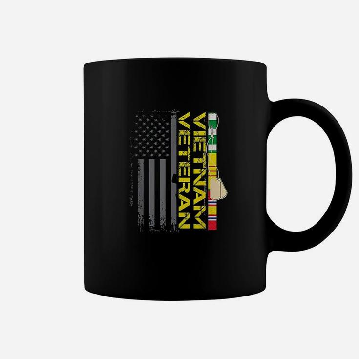 Vietnam Veteran Us Flag Gift Coffee Mug