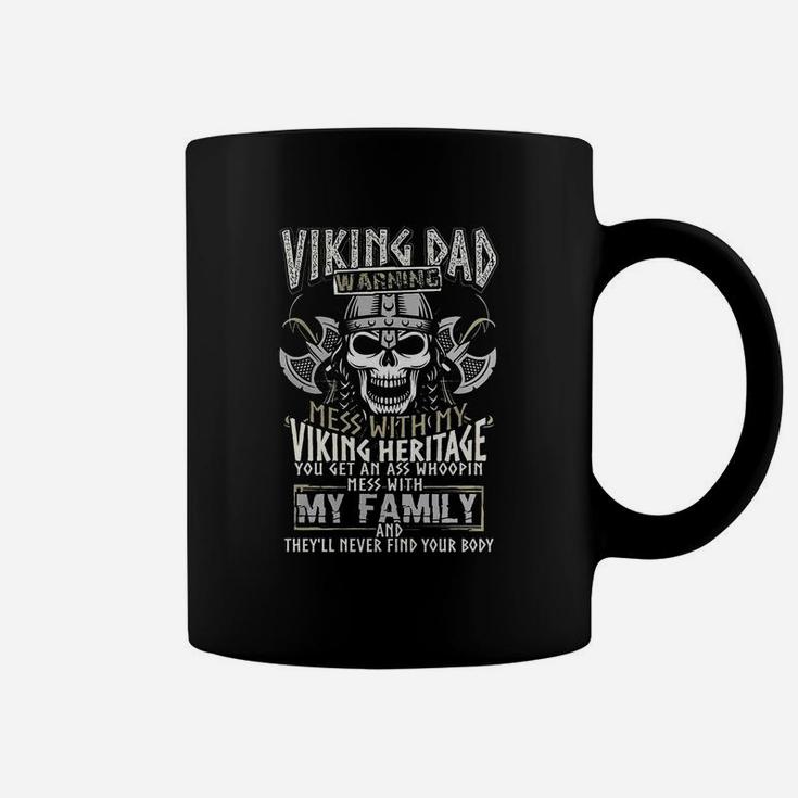 Viking Dad Viking Vahalla Odin Celtic Ferrir Coffee Mug