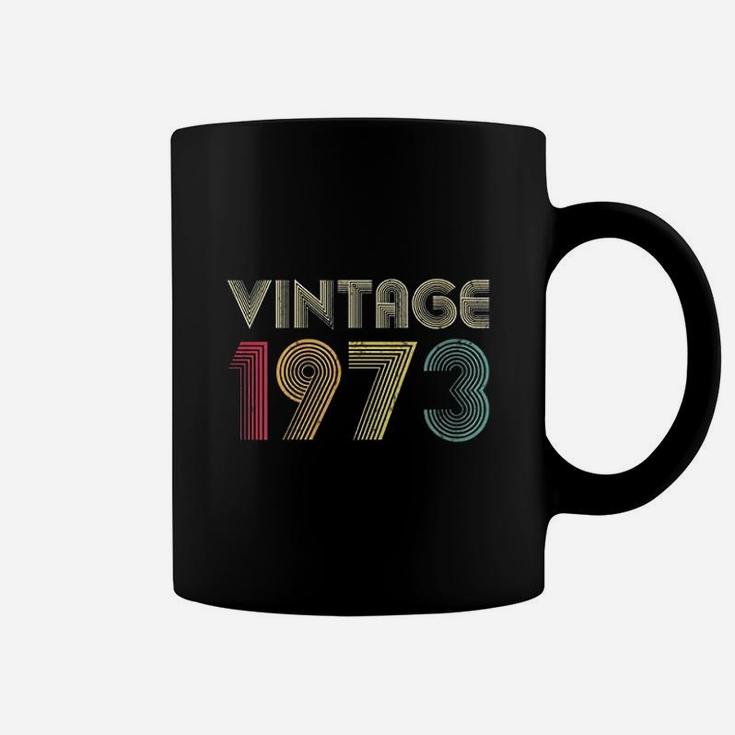 Vintage 1973 49th Birthday Gift Retro 49 Years Old Mom Dad  Coffee Mug