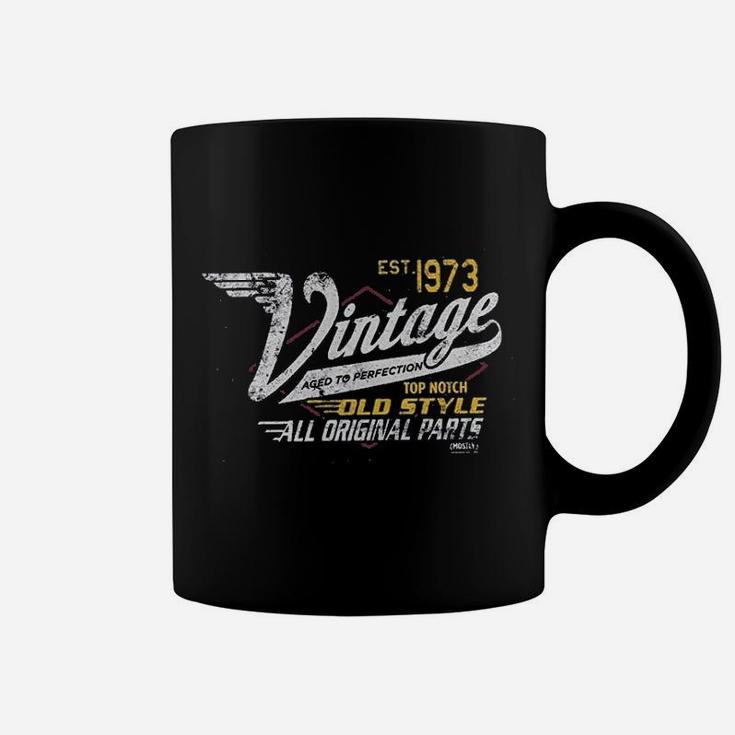 Vintage 1973 Aged To Perfection Vintage Racing Coffee Mug