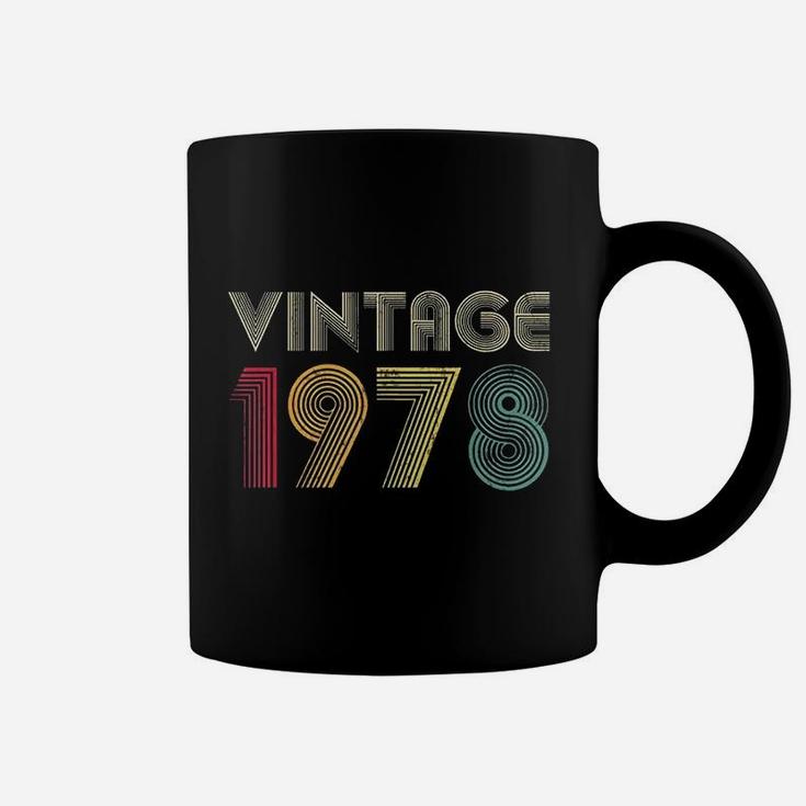 Vintage 1978 44th Birthday Gift 44 Years Old Men Women Retro  Coffee Mug
