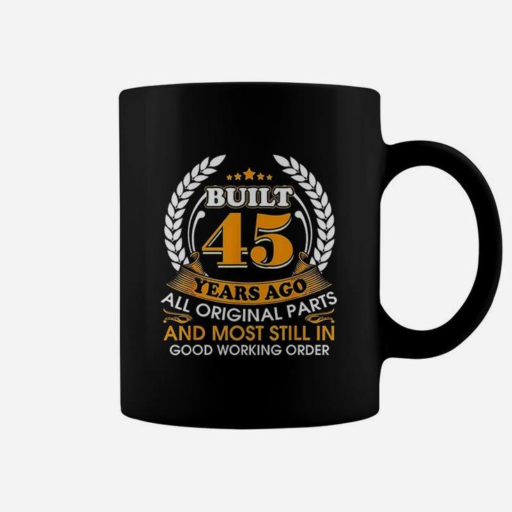 Vintage 45th Birthday Gifts 45 Years Old  Coffee Mug