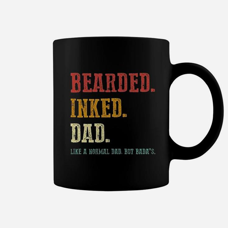 Vintage Bearded Inked Dad Like A Normal Dad Coffee Mug