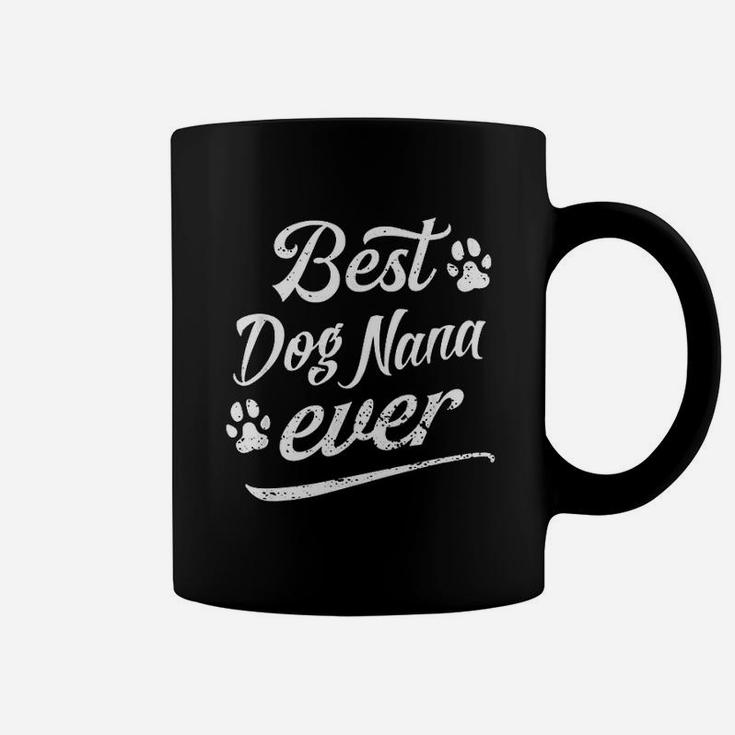 Vintage Best Dog Nana Ever Fun Fur Animal Loves Family Play Coffee Mug