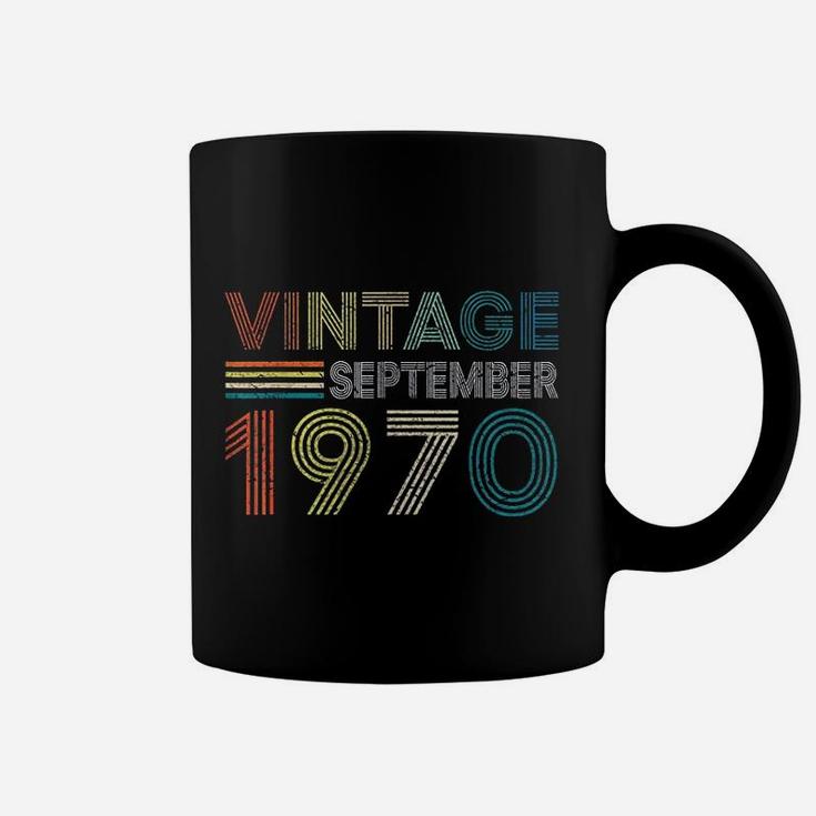 Vintage Born In September 1970 Man Myth Legend Coffee Mug