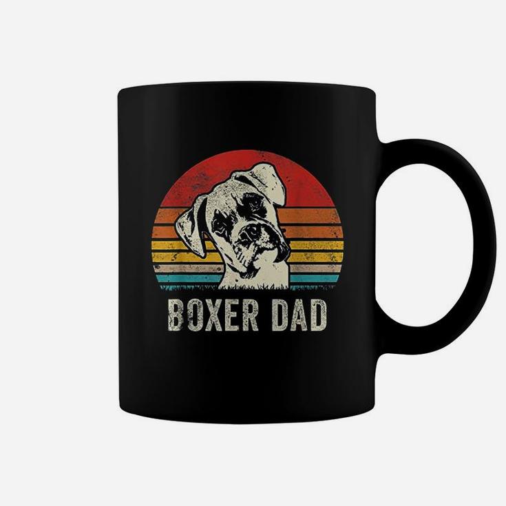 Vintage Boxer Dad Ever Daddy Gifts Dog Dad Father Coffee Mug
