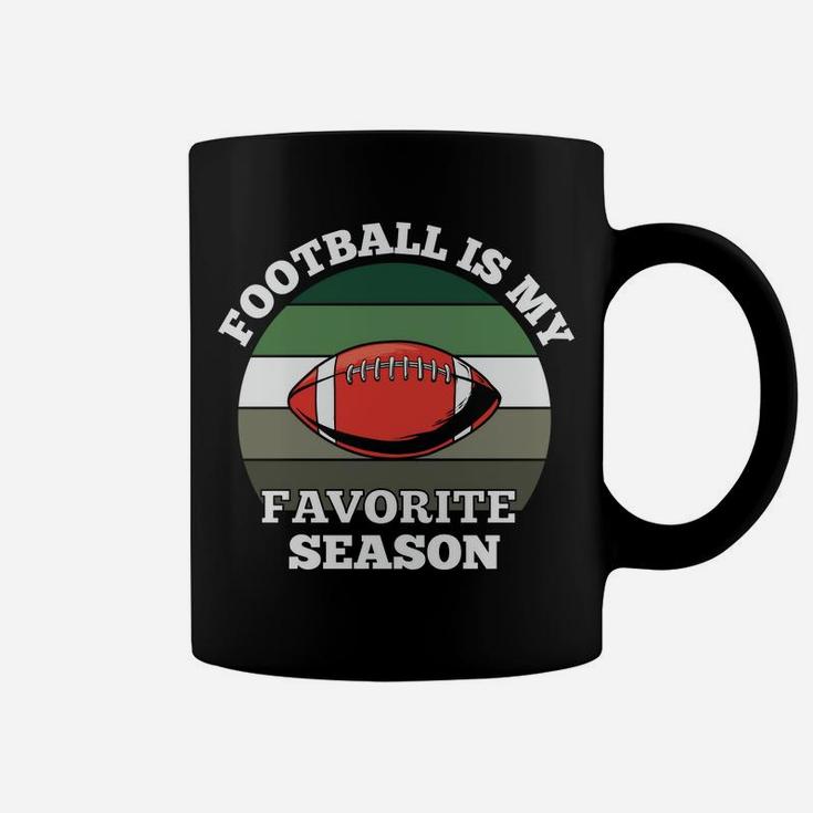 Vintage Football Is My Favorite Season My Favorite Sport Coffee Mug