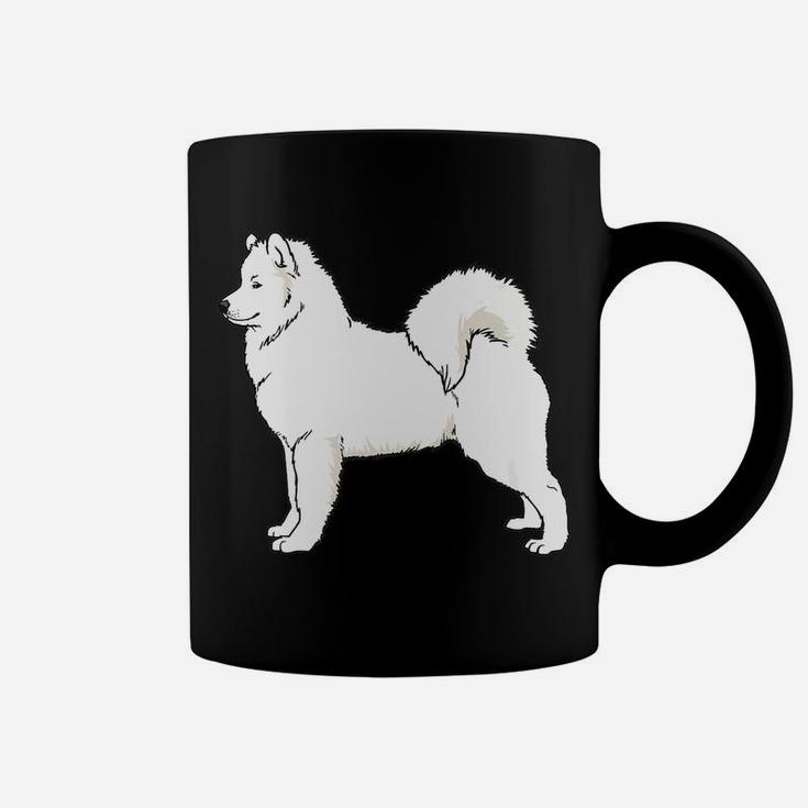 Vintage Graphic Samoyed Dog Art Coffee Mug