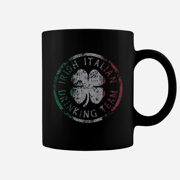 Vintage Irish Italian Drinking Team St Patrick's Day Coffee Mug