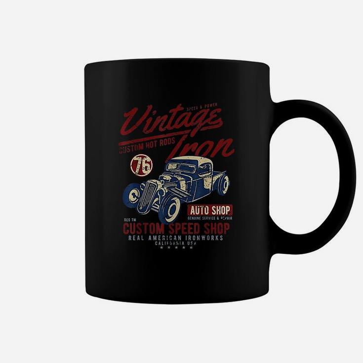Vintage Iron Custom Hot Rods Shop Vintage Coffee Mug