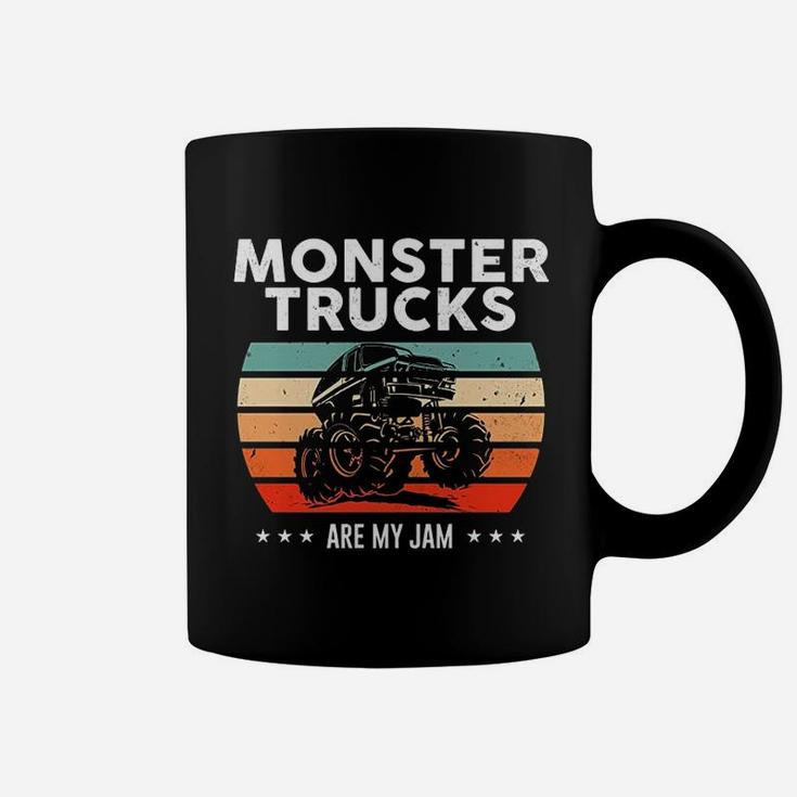 Vintage Monster Truck Are My Jam Retro Coffee Mug