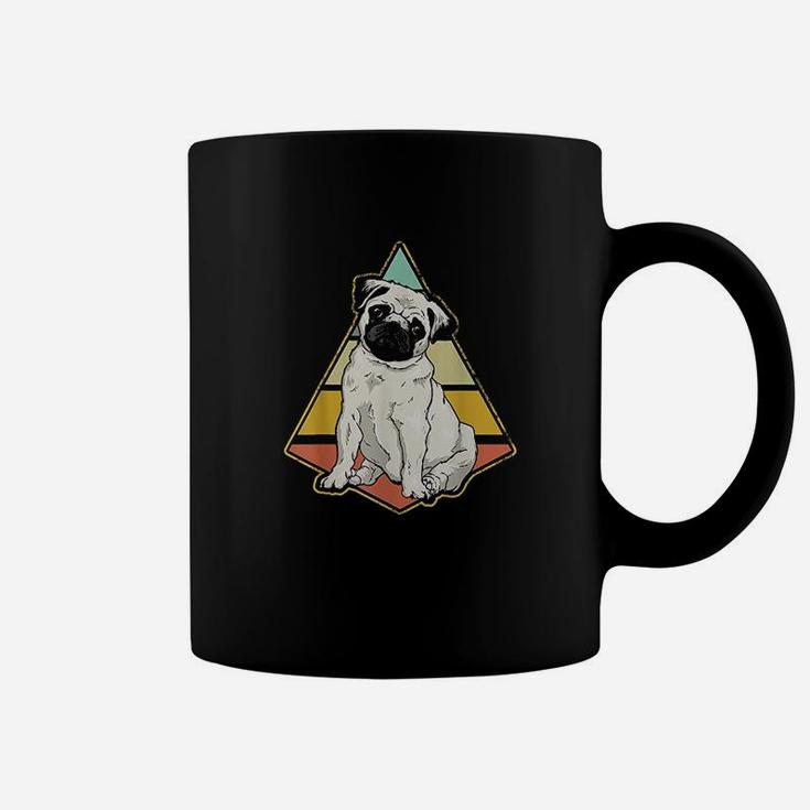 Vintage Pug Dog Retro Distressed Pug Lover Coffee Mug