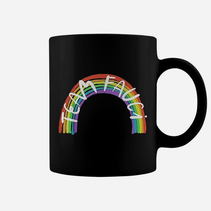 Vintage Rainbow Dr Fauci I Love Fauci Team Fauci Coffee Mug