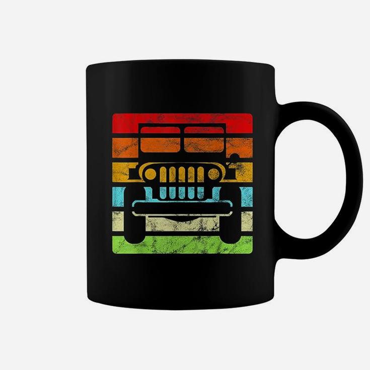 Vintage Retro 70s Sunset Car Lover Coffee Mug