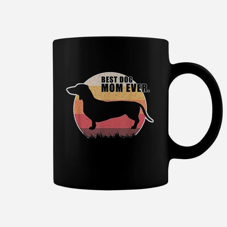 Vintage Retro Best Dog Mom Ever Great Gifts For Mom Coffee Mug