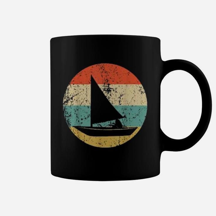 Vintage Retro Sail Boat Coffee Mug