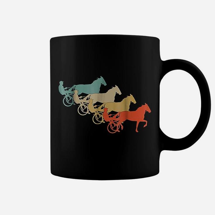 Vintage Retro Style Horses Harness Racing Equitation Coffee Mug